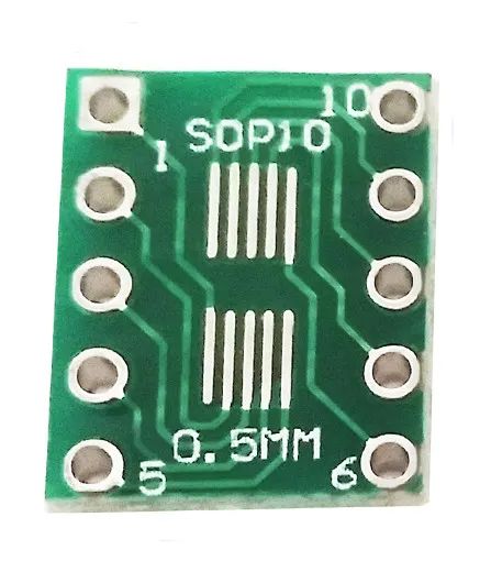 SMD naar DIP converter 10 pins SOP SSOP TSSOP SOT-23 adapter